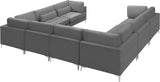 Julia Velvet Modular Sectional Sofa - Stylish, Customizable Comfort for Contemporary Living Spaces