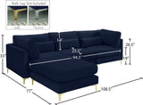 Julia Velvet Modular Sectional Sofa: Luxurious Comfort, Customizable Design, Perfect for Any Space