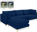 Julia Velvet Modular Sectional Sofa: Luxurious Comfort, Customizable Design, Perfect for Any Space