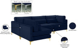 Julia Velvet Modular Sectional Sofa: Luxurious Comfort, Customizable Design, Perfect for Any Space