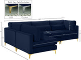 Julia Velvet Modular Sectional Sofa: Luxurious Comfort, Customizable Design, Perfect for Any Space