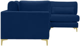 Julia Velvet Modular Sectional Sofa: Luxurious Comfort, Customizable Design, Perfect for Any Space