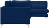 Julia Velvet Modular Sectional Sofa: Luxurious Comfort, Customizable Design, Perfect for Any Space