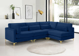 Julia Velvet Modular Sectional Sofa: Luxurious Comfort, Customizable Design, Perfect for Any Space