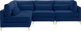Julia Velvet Modular Sectional Sofa: Luxurious Comfort, Customizable Design, Perfect for Any Space
