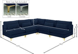 Julia Velvet Modular Sectional Sofa: Luxurious Comfort, Customizable Design, Perfect for Any Space