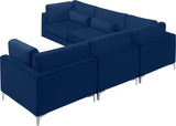 Julia Velvet Modular Sectional Sofa: Luxurious Comfort, Customizable Design, Perfect for Any Space
