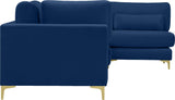 Julia Velvet Modular Sectional Sofa: Luxurious Comfort, Customizable Design, Perfect for Any Space