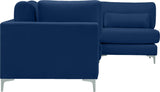 Julia Velvet Modular Sectional Sofa: Luxurious Comfort, Customizable Design, Perfect for Any Space