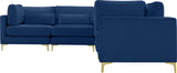 Julia Velvet Modular Sectional Sofa: Luxurious Comfort, Customizable Design, Perfect for Any Space
