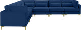 Julia Velvet Modular Sectional Sofa: Luxurious Comfort, Customizable Design, Perfect for Any Space