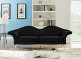 Lips Velvet Sofa - Stunning Contemporary Design with Elegant Gold Legs for Luxurious Living Room Style