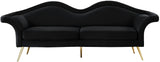 Lips Velvet Sofa - Stunning Contemporary Design with Elegant Gold Legs for Luxurious Living Room Style