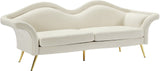 Lips Velvet Sofa - Stunning Contemporary Design with Elegant Gold Legs for Luxurious Living Room Style