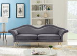 Lips Velvet Sofa - Stunning Contemporary Design with Elegant Gold Legs for Luxurious Living Room Style