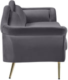 Lips Velvet Sofa - Stunning Contemporary Design with Elegant Gold Legs for Luxurious Living Room Style