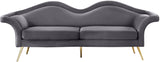Lips Velvet Sofa - Stunning Contemporary Design with Elegant Gold Legs for Luxurious Living Room Style