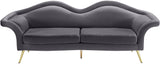 Lips Velvet Sofa - Stunning Contemporary Design with Elegant Gold Legs for Luxurious Living Room Style