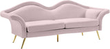 Lips Velvet Sofa - Stunning Contemporary Design with Elegant Gold Legs for Luxurious Living Room Style
