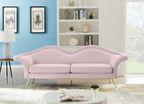 Lips Velvet Sofa - Stunning Contemporary Design with Elegant Gold Legs for Luxurious Living Room Style