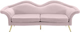 Lips Velvet Sofa - Stunning Contemporary Design with Elegant Gold Legs for Luxurious Living Room Style
