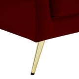 Lips Velvet Sofa - Stunning Contemporary Design with Elegant Gold Legs for Luxurious Living Room Style