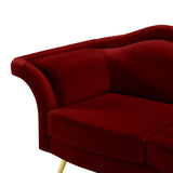 Lips Velvet Sofa - Stunning Contemporary Design with Elegant Gold Legs for Luxurious Living Room Style