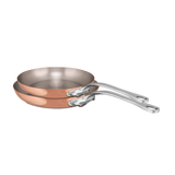 Mauviel M'Heritage M'150 S 2-Piece Copper Frying Pan Set With Cast Stainless Steel Handles