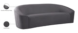 Riley Velvet Sofa - Modern Comfort with Sleek Design, Perfect for Living Rooms and Cozy Spaces