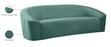 Riley Velvet Sofa - Modern Comfort with Sleek Design, Perfect for Living Rooms and Cozy Spaces