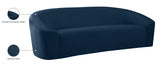 Riley Velvet Sofa - Modern Comfort with Sleek Design, Perfect for Living Rooms and Cozy Spaces