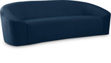 Riley Velvet Sofa - Modern Comfort with Sleek Design, Perfect for Living Rooms and Cozy Spaces