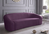 Riley Velvet Sofa - Modern Comfort with Sleek Design, Perfect for Living Rooms and Cozy Spaces
