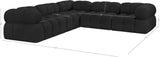 Ames Boucle Fabric Sectional - Modern, Stylish Modular Sofa to Elevate Your Living Space Elegance
