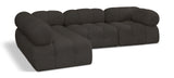 Ames Boucle Fabric Sectional Sofa - Modern Modular Design for Stylish Living Room Transformations
