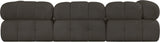 Ames Boucle Fabric Sectional Sofa - Modern Modular Design for Stylish Living Room Transformations