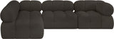 Ames Boucle Fabric Sectional Sofa - Modern Modular Design for Stylish Living Room Transformations