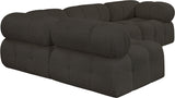 Ames Boucle Fabric Sectional Sofa - Modern Modular Design for Stylish Living Room Transformations