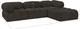 Ames Boucle Fabric Modular Sectional - Elevate Your Living Space with Modern Elegance & Versatility
