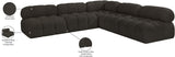 Ames Boucle Fabric Modular Sectional - Modern Elegance for Stylish Living Spaces and Endless Designs