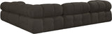 Ames Boucle Fabric Sectional - Modern, Stylish Modular Sofa to Elevate Your Living Space Elegance
