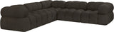 Ames Boucle Fabric Sectional - Modern, Stylish Modular Sofa to Elevate Your Living Space Elegance