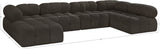 Ames Boucle Fabric Sectional - Modern Modular Elegance for Stylish Living Room Transformations