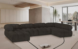 Ames Boucle Fabric Sectional - Modern Modular Elegance for Stylish Living Room Transformations