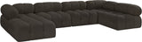 Ames Boucle Fabric Sectional - Modern Modular Elegance for Stylish Living Room Transformations
