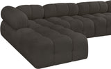 Ames Boucle Fabric Sectional - Modern Modular Design for Stylish Living Spaces and Endless Configurations