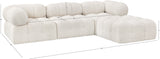 Ames Boucle Fabric Modular Sectional - Elevate Your Living Space with Modern Elegance & Versatility