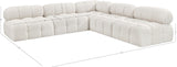 Ames Boucle Fabric Modular Sectional - Modern Elegance for Stylish Living Spaces and Endless Designs