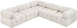 Ames Boucle Fabric Sectional - Modern, Stylish Modular Sofa to Elevate Your Living Space Elegance