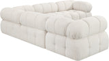 Ames Boucle Fabric Sectional - Modern, Stylish Modular Sofa to Elevate Your Living Space Elegance